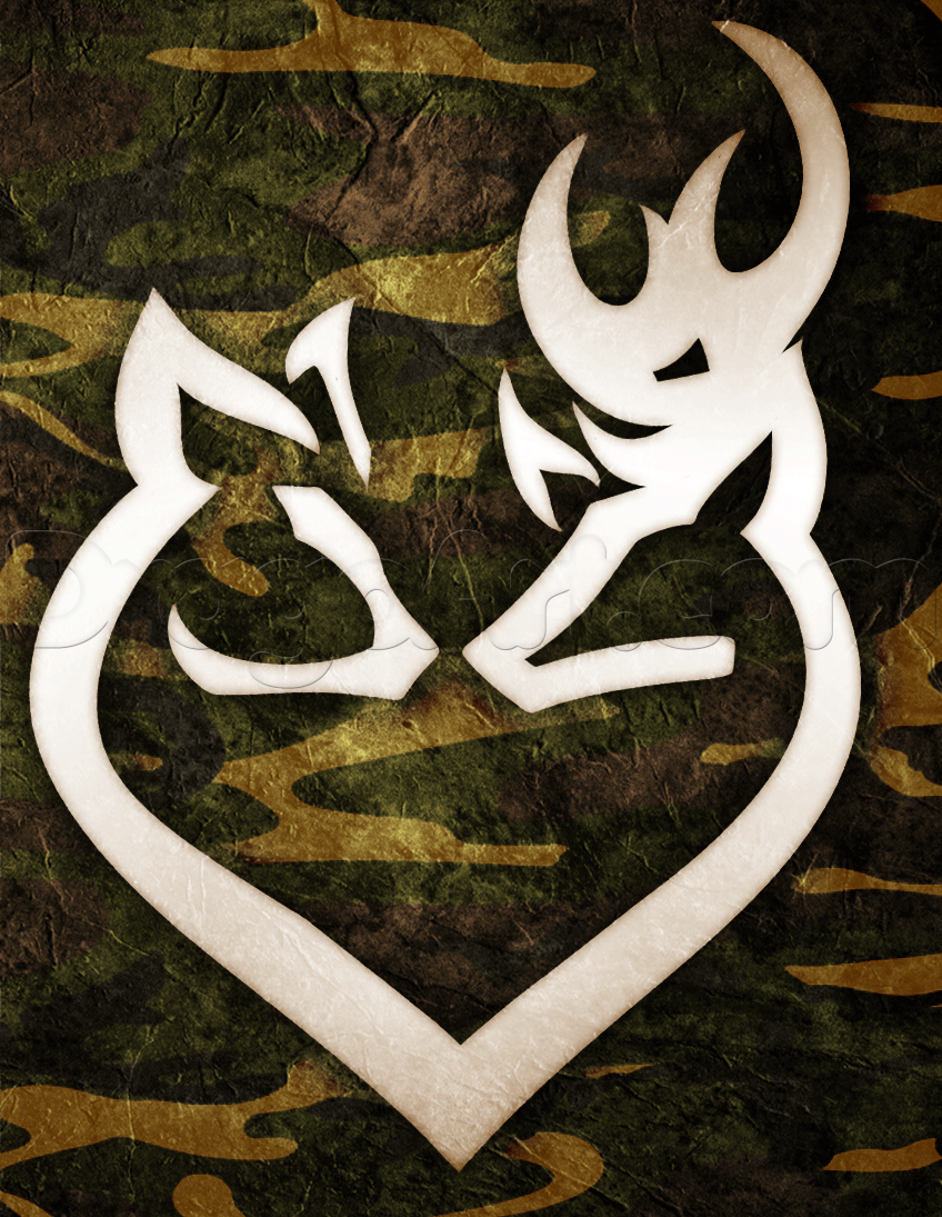 848x1095 how to draw a deer heart tattoo, step - Doe Head Drawing