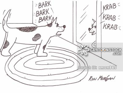 400x301 Barking Dogs Cartoons And Comics - Dog Barking Drawing