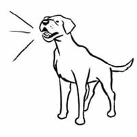 200x200 Dog Bark - Dog Barking Drawing