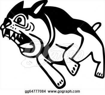 350x317 Small Dog Barking Clipart - Dog Barking Drawing