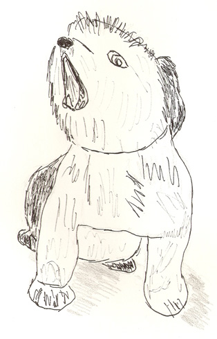 314x489 Who's The Boss Bongodogblog - Dog Barking Drawing