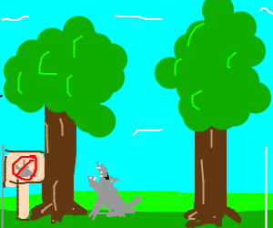 300x250 Dog Barking Up The Wrong Tree Drawing - Dog Barking Drawing