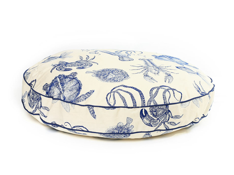 820x615 Round Dog Bed Pacifica Pattern - Dog Bed Drawing