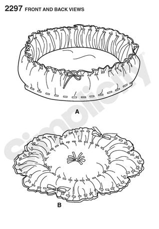318x456 simplicity dog beds - Dog Bed Drawing
