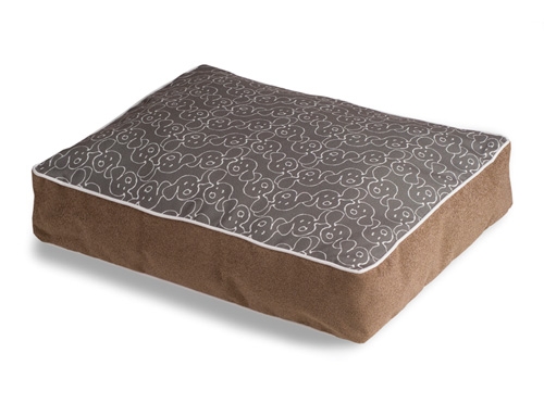 500x383 brown crypton dog ears rectangle dog beds pet bed - Dog Bed Drawing