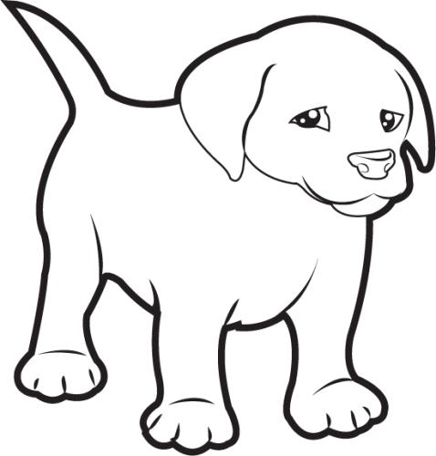478x500 The Dog Clipart Black And White Collection - Dog Black And White Drawing