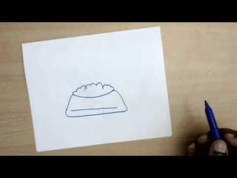 480x360 How To Draw A Pet Bowl - Dog Bowl Drawing