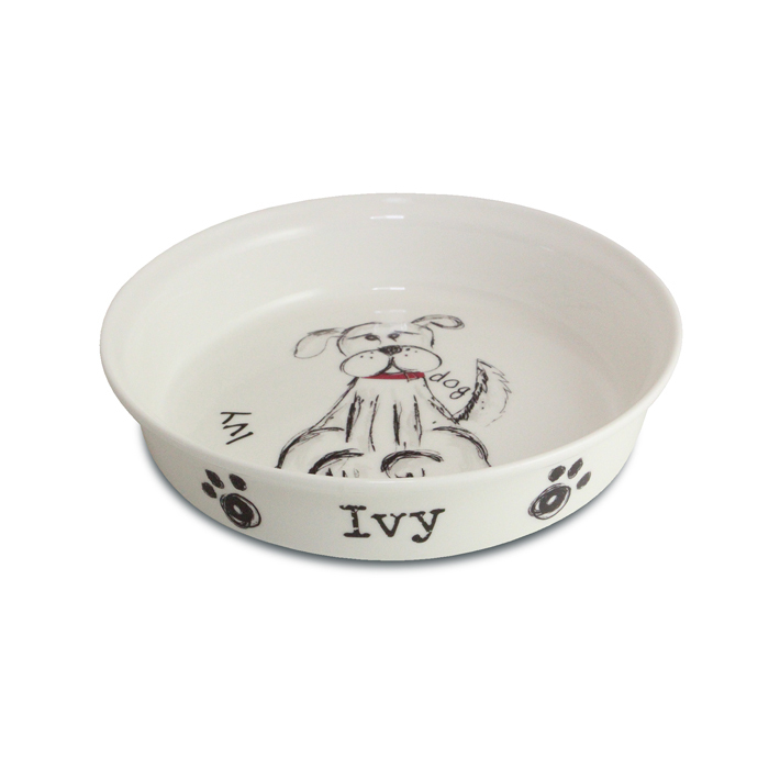 700x700 Scribble Dog Bowl - Dog Bowl Drawing