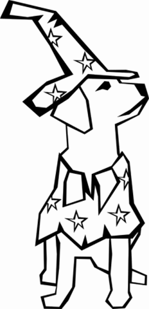 490x1016 Outline Dog Simple Drawing Coloring Pages Template - Dog Clipart Drawing