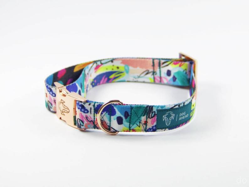 794x596 dog collar kiddy day pastel drawing rose gold pink etsy - Dog Collar Drawing