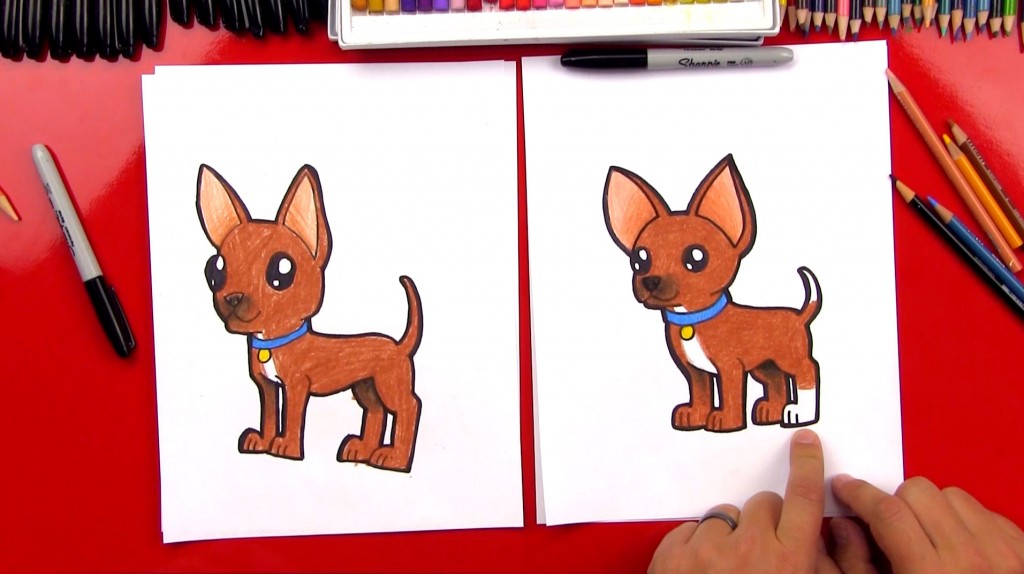 Dog Drawing For Kids at PaintingValley.com | Explore collection of Dog ...