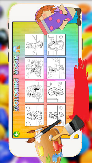 300x533 Cat Dog Coloring Book - Dog Drawing Games