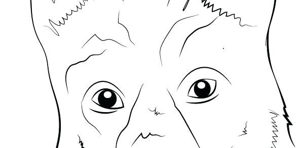 598x293 Drawing Dog Pictures Bed Coloring - Dog Drawing Pages