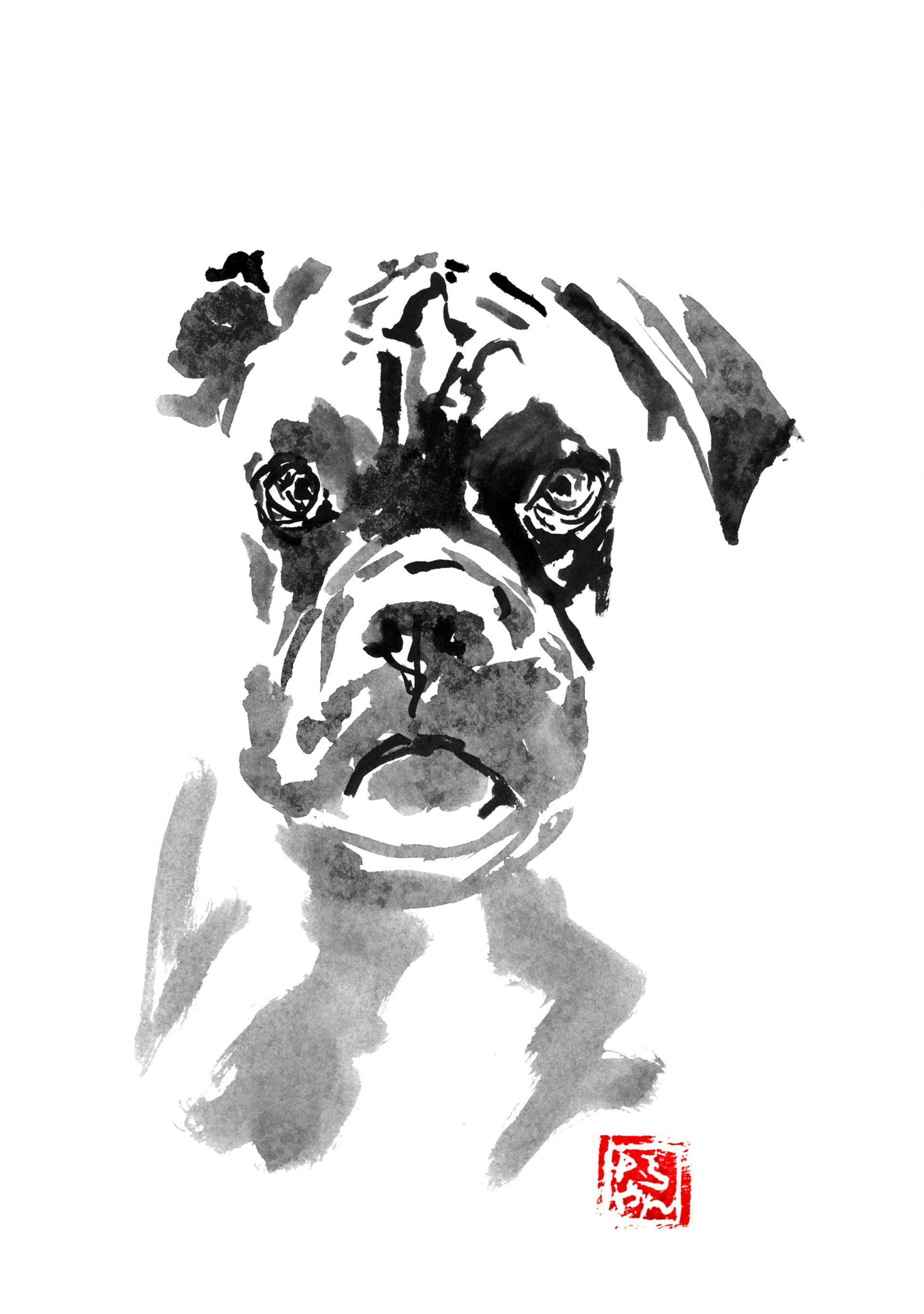 1920x2729 Dog Face White Drawing - Dog Face Drawing