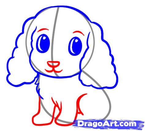 473x428 How To Draw An Easy Dog, Step - Dog Face Drawing Step By Step