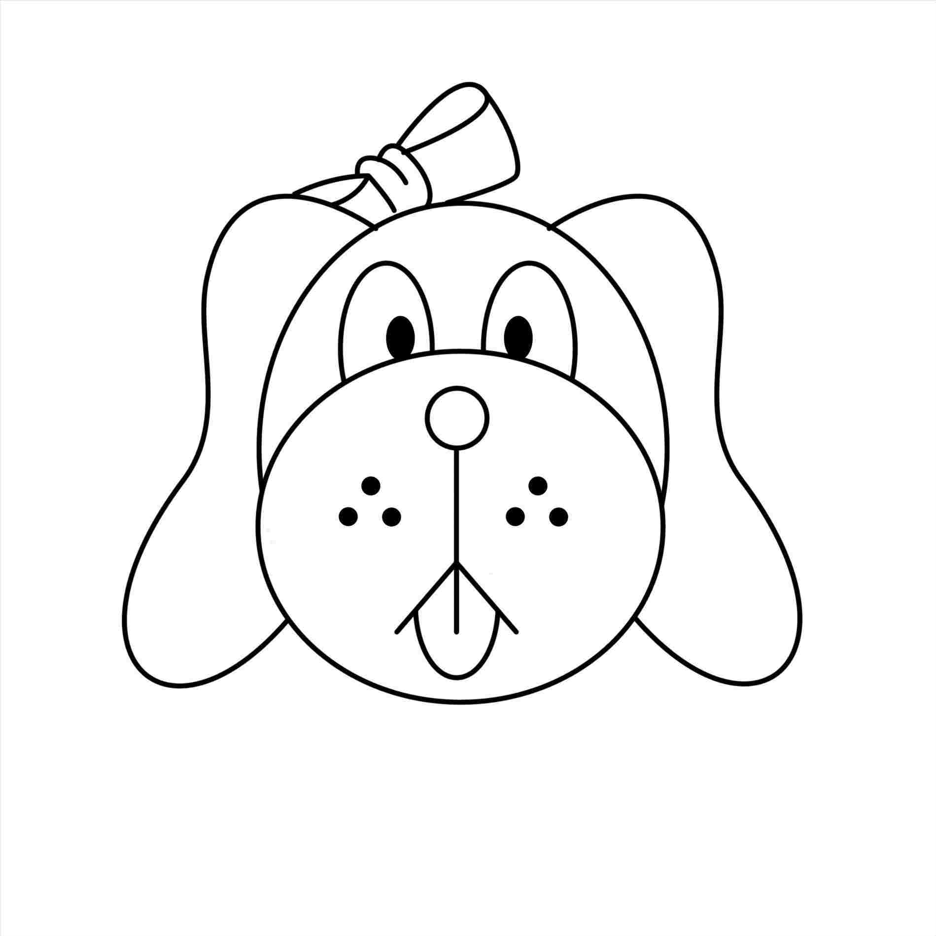1899x1899 easy puppy dog drawing to draw dog face puppy drawing - Dog Face Drawing Step By Step