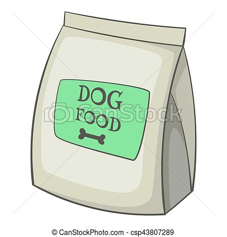 450x470 dog food bag icon, cartoon style dog food bag icon cartoon - Dog Food Drawing