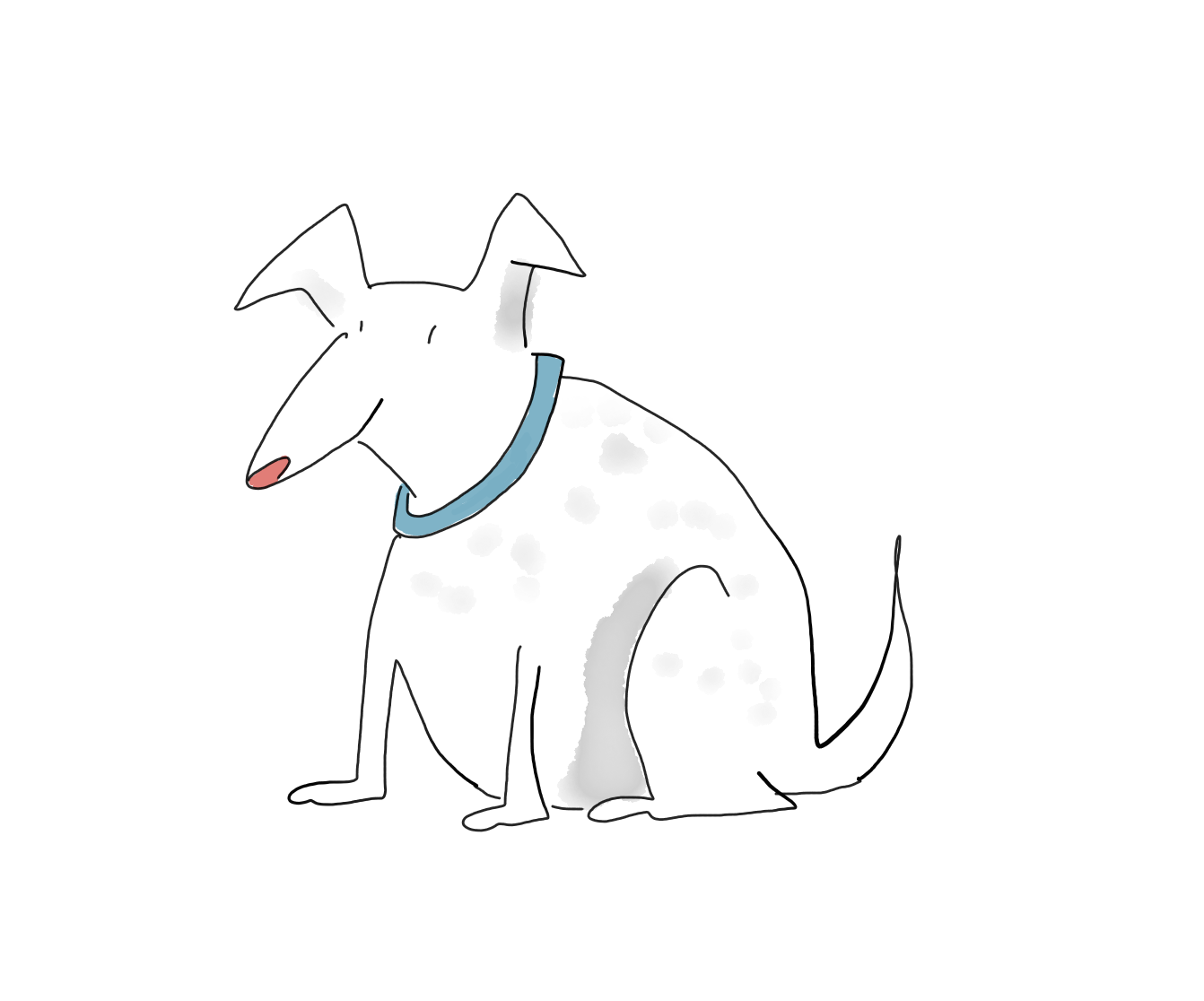 1342x1116 how to draw a dog liza donnelly medium - Dog For Drawing