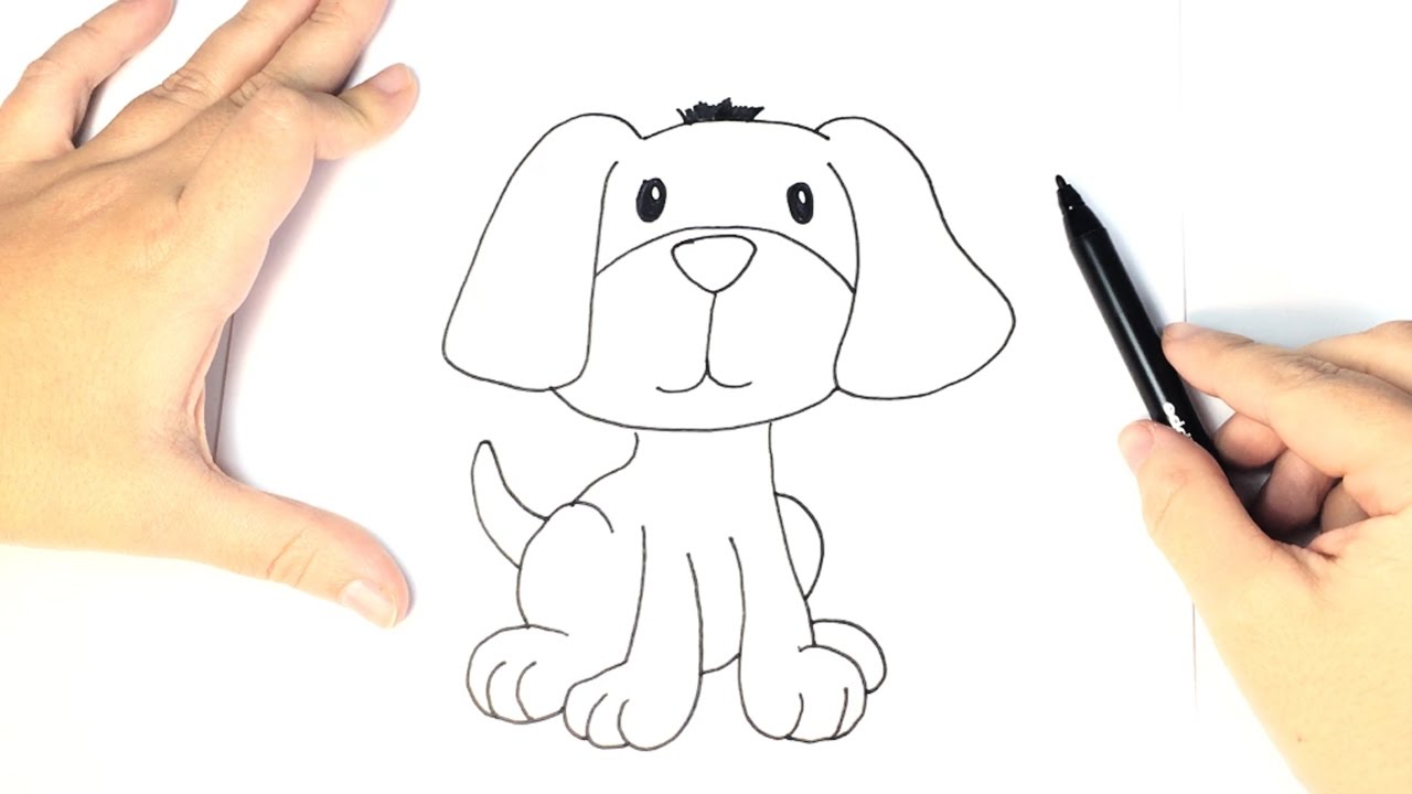 1280x720 How To Draw A Dog For Kids - Dog For Kids Drawing