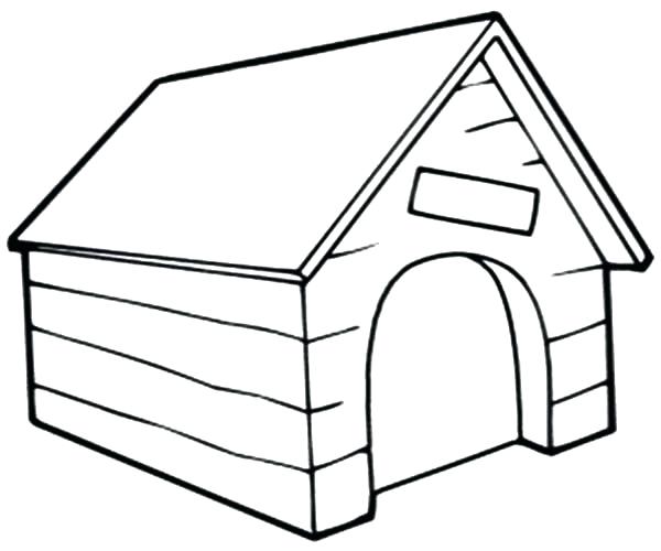 Drawing Skill Line Drawing Dog House