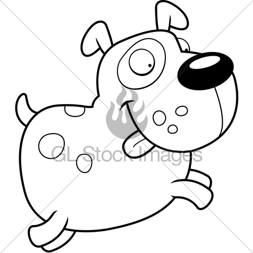 500x500 dog jumping gl stock images - Dog Jumping Drawing