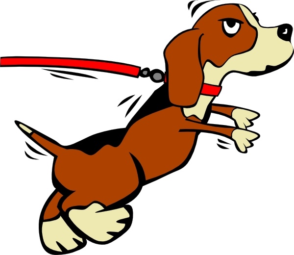 600x520 dog on leash cartoon clip art free vector in open office drawing - Dog Leash Drawing