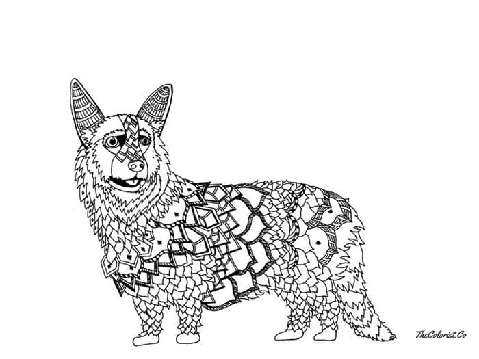 700x525 incredibly unique and creative line drawings of dogs - Dog Line Drawing