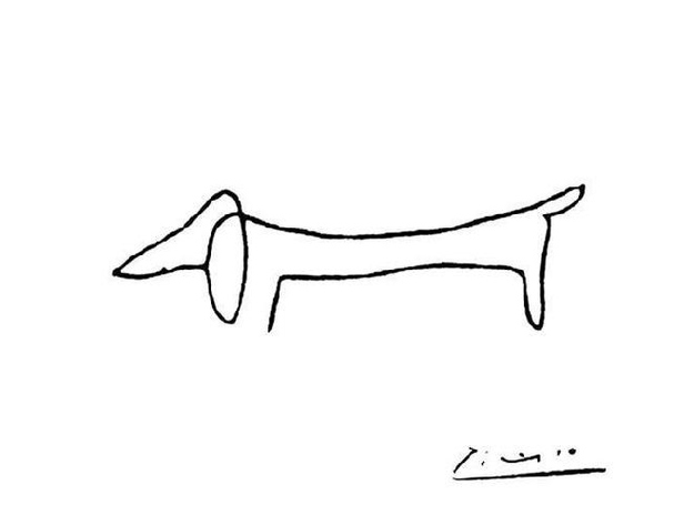 625x473 Best Dog Art - Dog Line Drawing Art