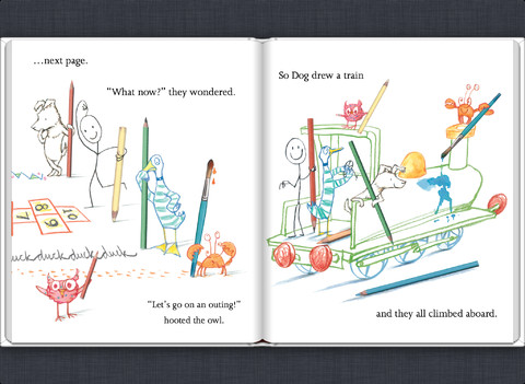 480x351 jan book reviews library mom - Dog Loves Drawing