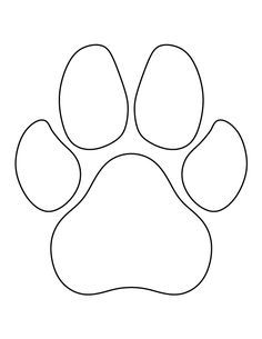 Dog Paw Print Drawing at PaintingValley.com | Explore collection of Dog ...