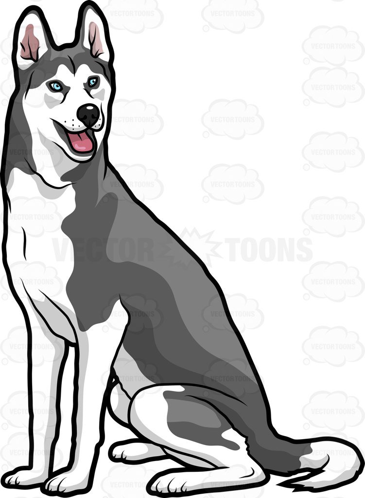 751x1024 Clipart Dog Sitting Down Great Free Clipart, Silhouette - Dog Sitting Down Drawing