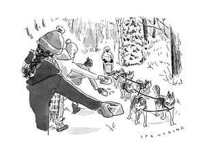 300x225 Dog Sled Drawings Fine Art America - Dog Sled Drawing