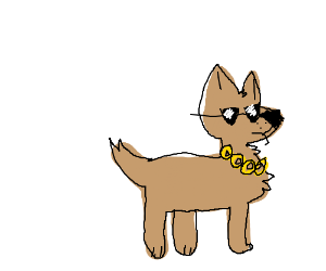 300x250 gangster dog with sunglasses drawing - Dog With Sunglasses Drawing