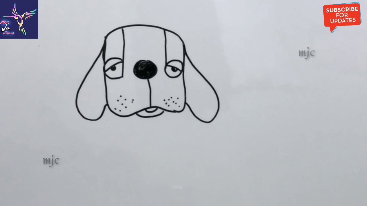 1280x720 How To Turn Word Dog Into Cartoon Easy Step To Draw Dog - Dog Word Drawing