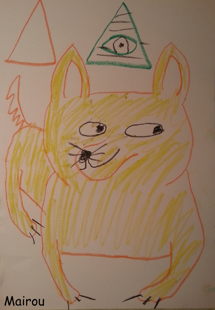 744x1074 Doge Oil Pastel Drawing - Doge Drawing