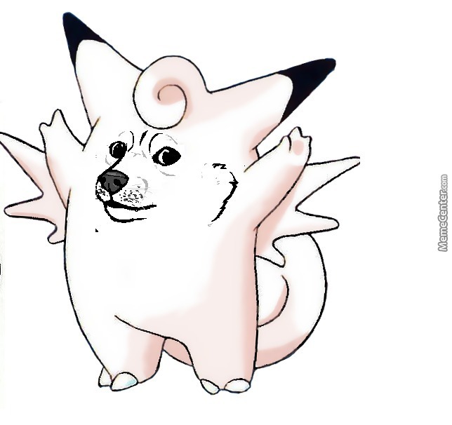 644x606 Fairy Doge - Doge Drawing