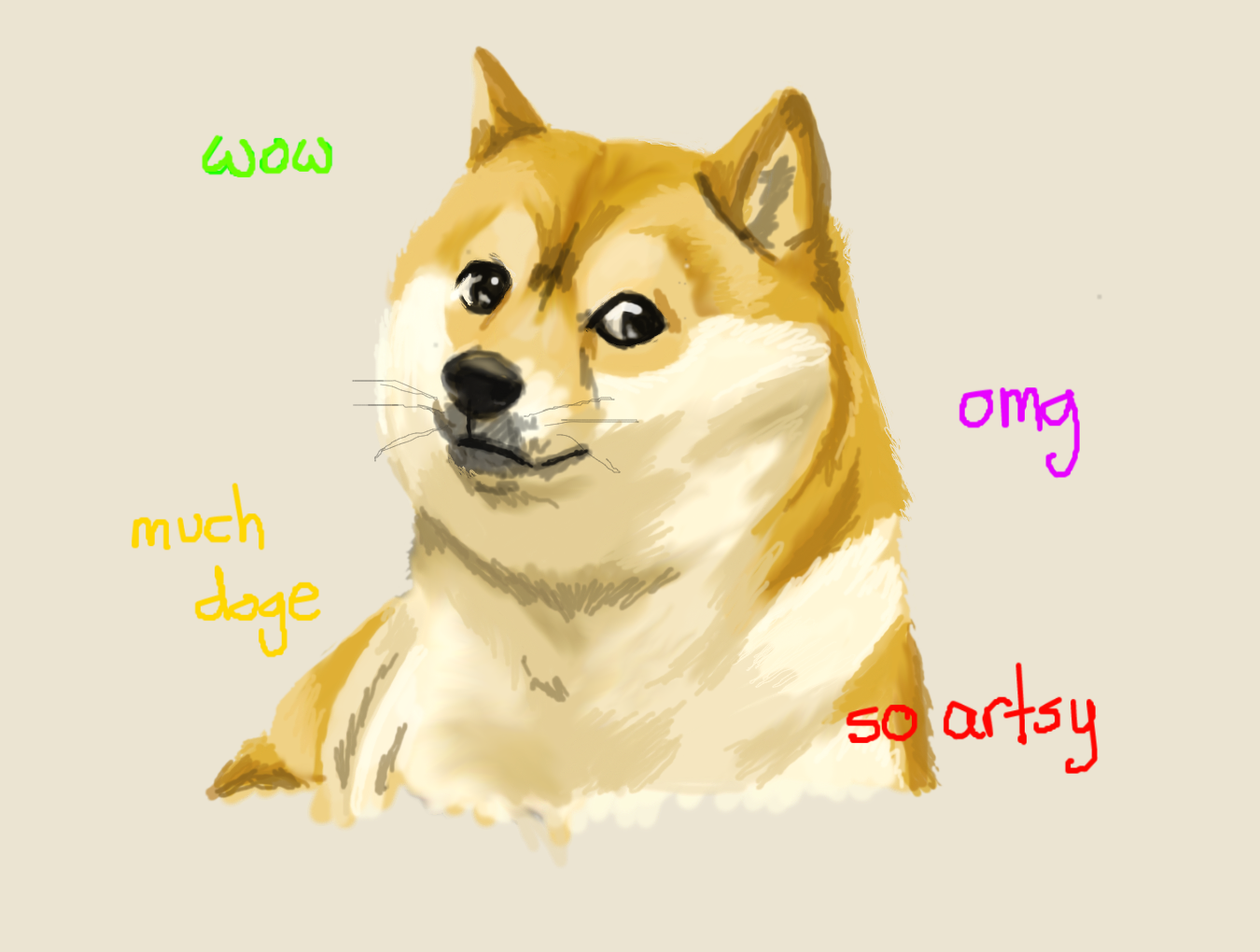 Doge Drawing at PaintingValley.com | Explore collection of Doge Drawing