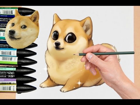 480x360 How To Draw Doge Kawaii Easy Tutorial - Doge Drawing