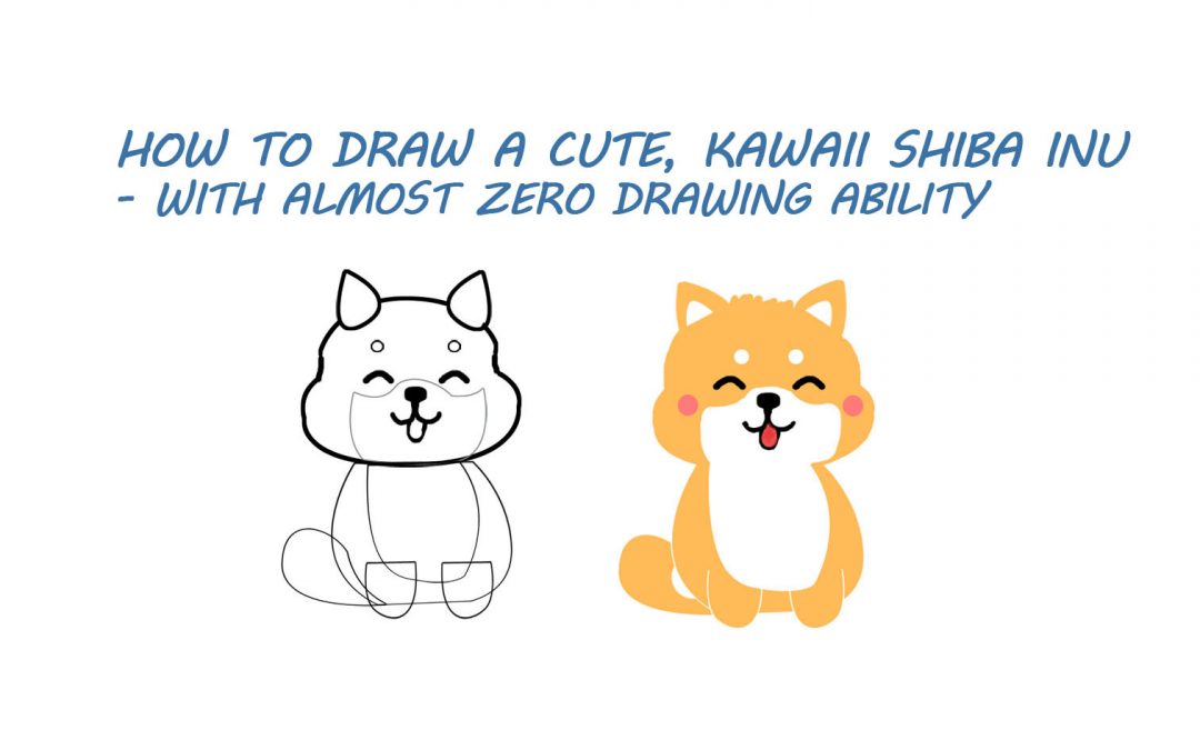 1080x675 How To Draw A Cute Dog - Doge Drawing