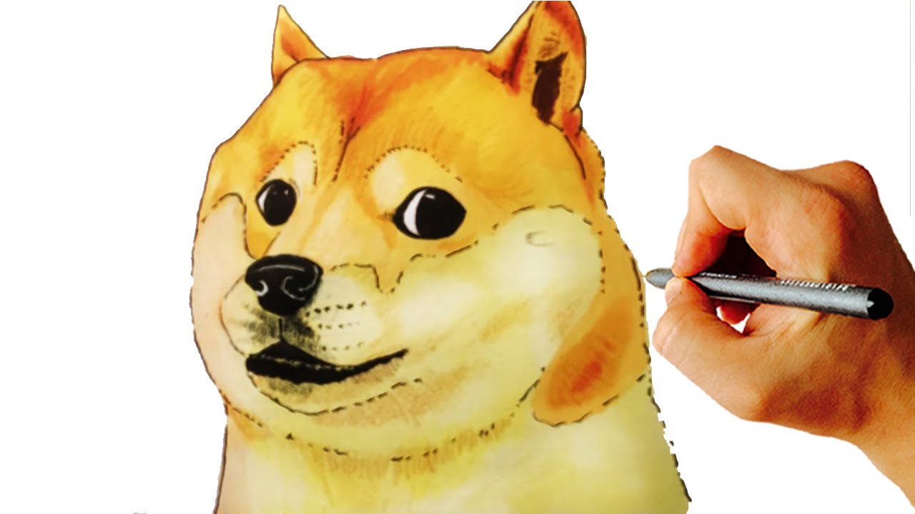1280x720 How To Draw Doge Shiebe From Doge Meme Or Dogeminer Drawing Lesson - Doge Drawing