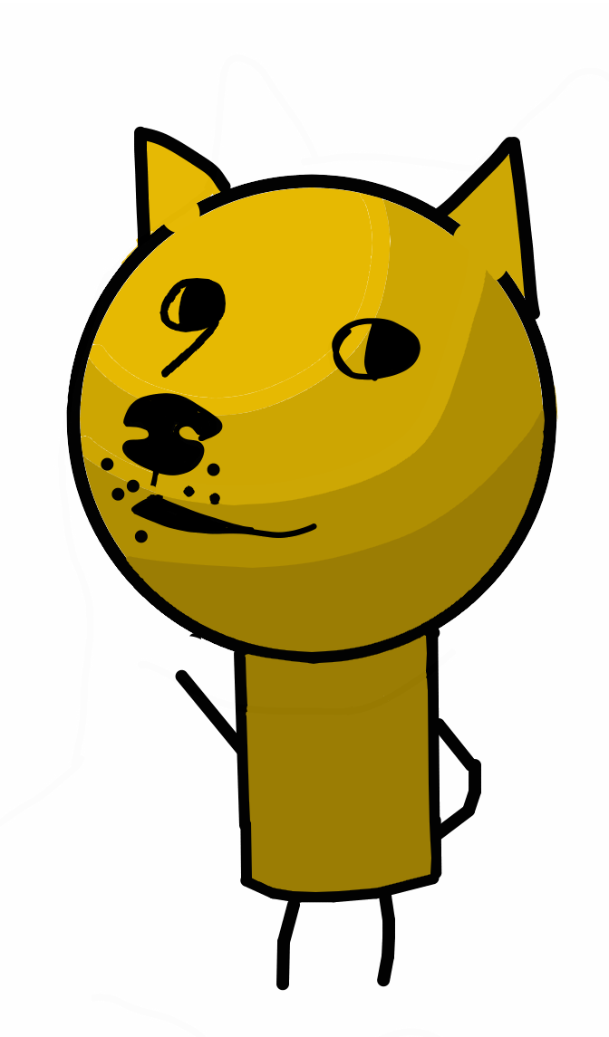 672x1145 i just spent half an hour making a doge drawing for no reason - Doge Drawing