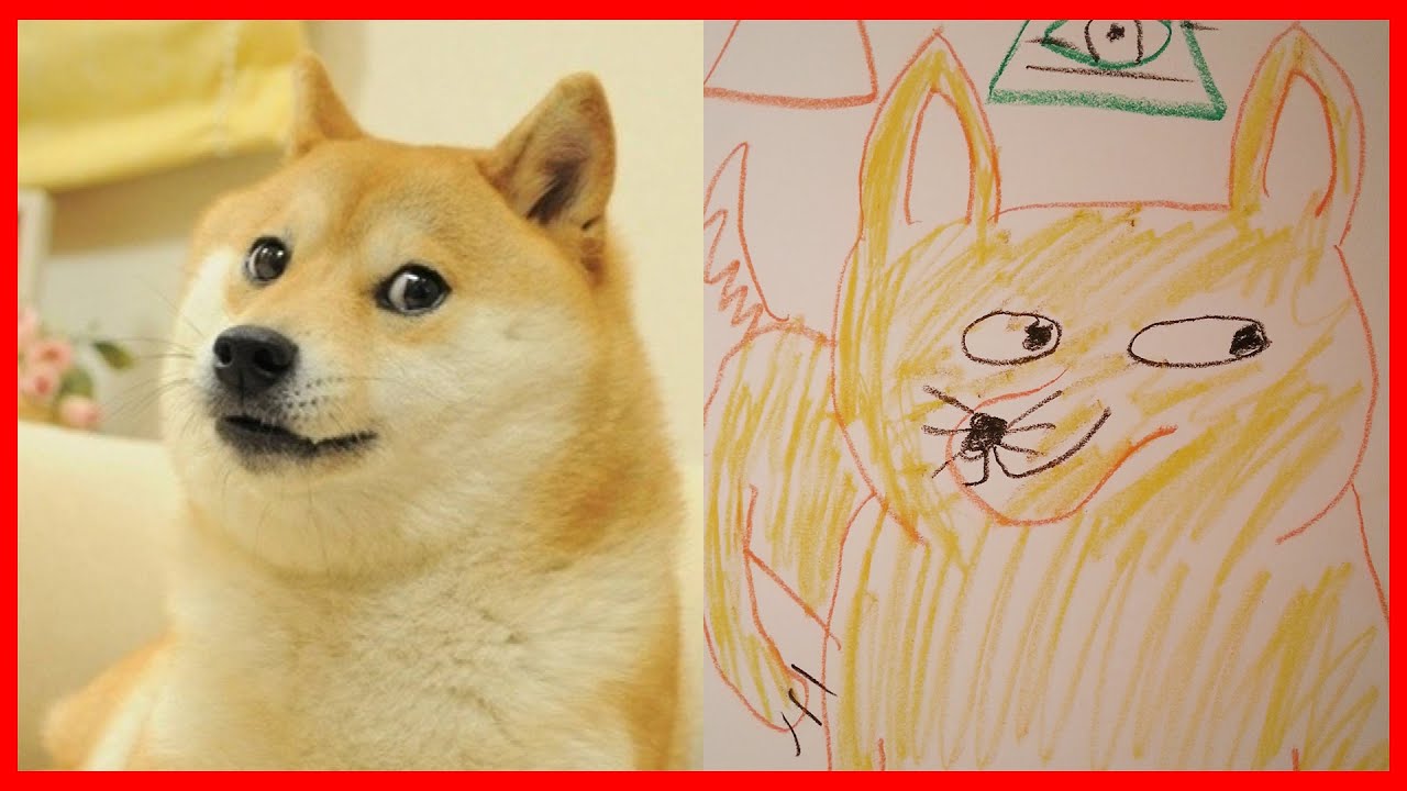 1280x720 Doge Speed Drawing - Doge Drawing