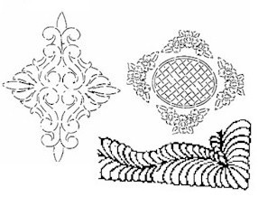 297x239 Dogwood Stencil Set - Dogwood Line Drawing