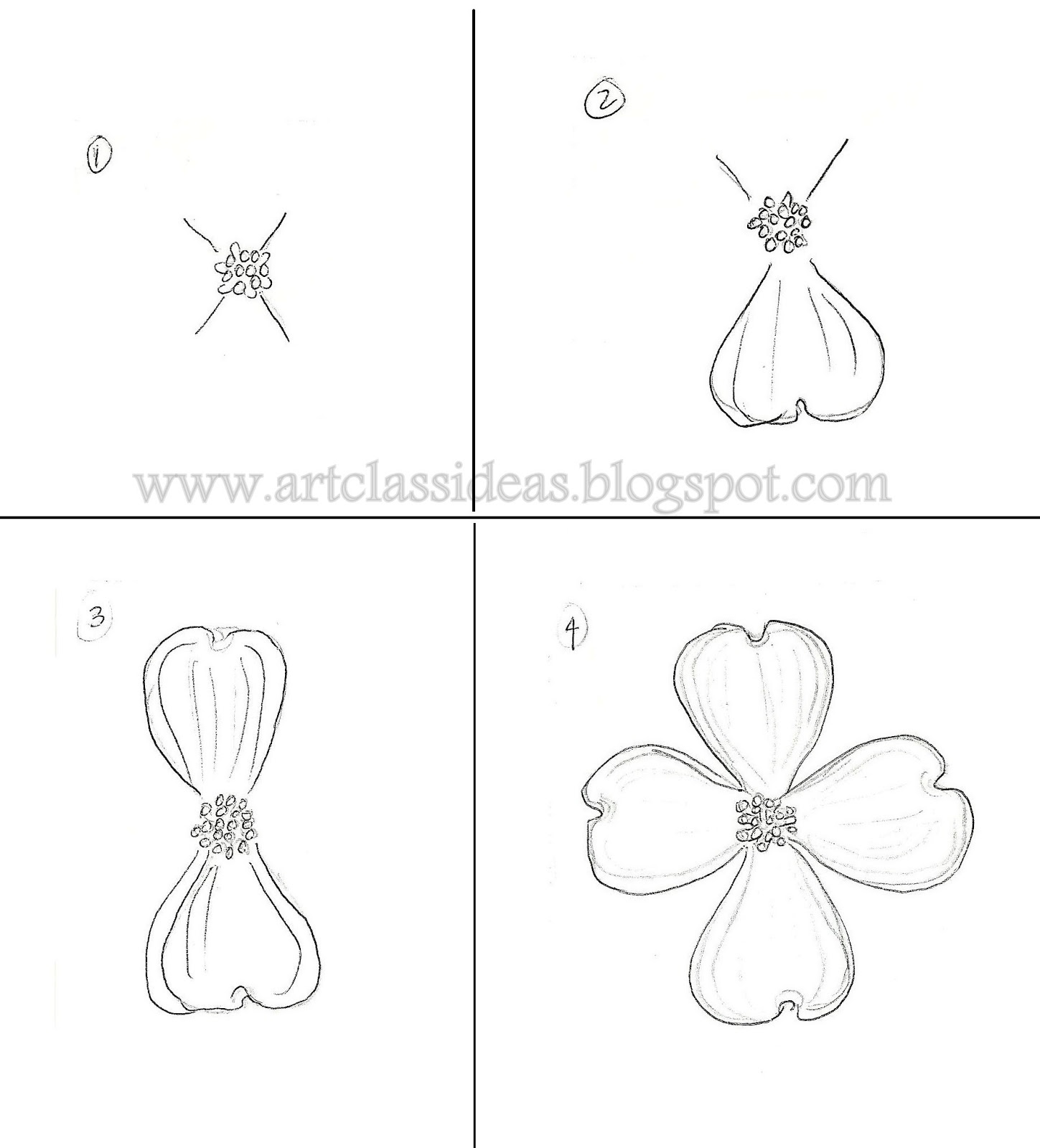 1449x1600 Dogwood Drawing For Free Download - Dogwood Line Drawing