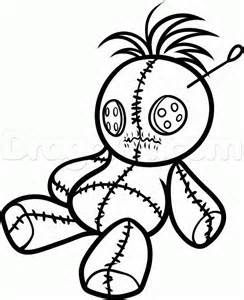 244x300 voodoo doll drawings how draw a voodoo doll step - Doll Drawing
