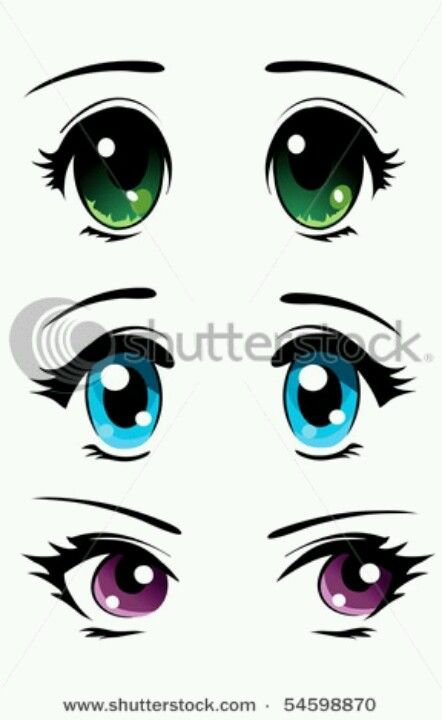 442x720 Cartoons R D Best Anime Eyes, Doll - Doll Eyes Drawing