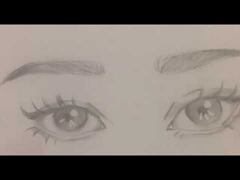 480x360 How To Draw A Doll Eyes With Pencil - Doll Eyes Drawing