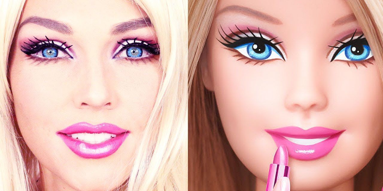 1280x640 barbie doll makeup transformation - Doll Eyes Drawing