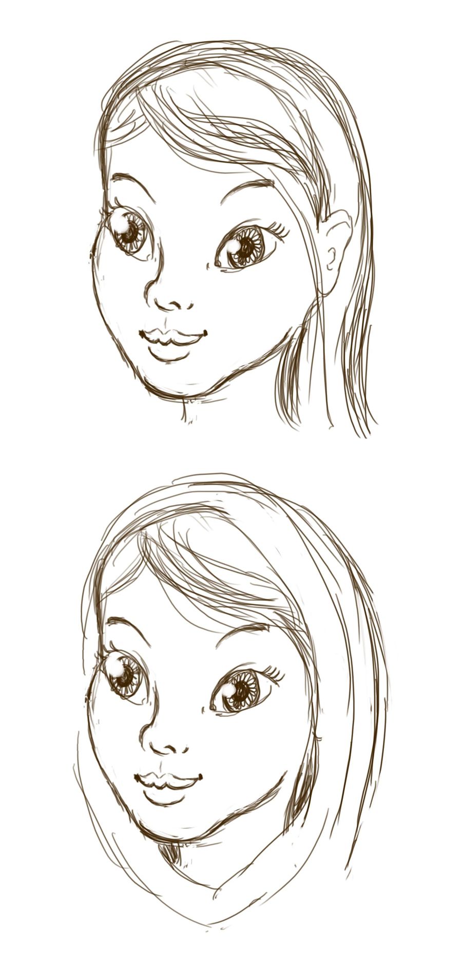 900x1856 Entry - Doll Face Drawing