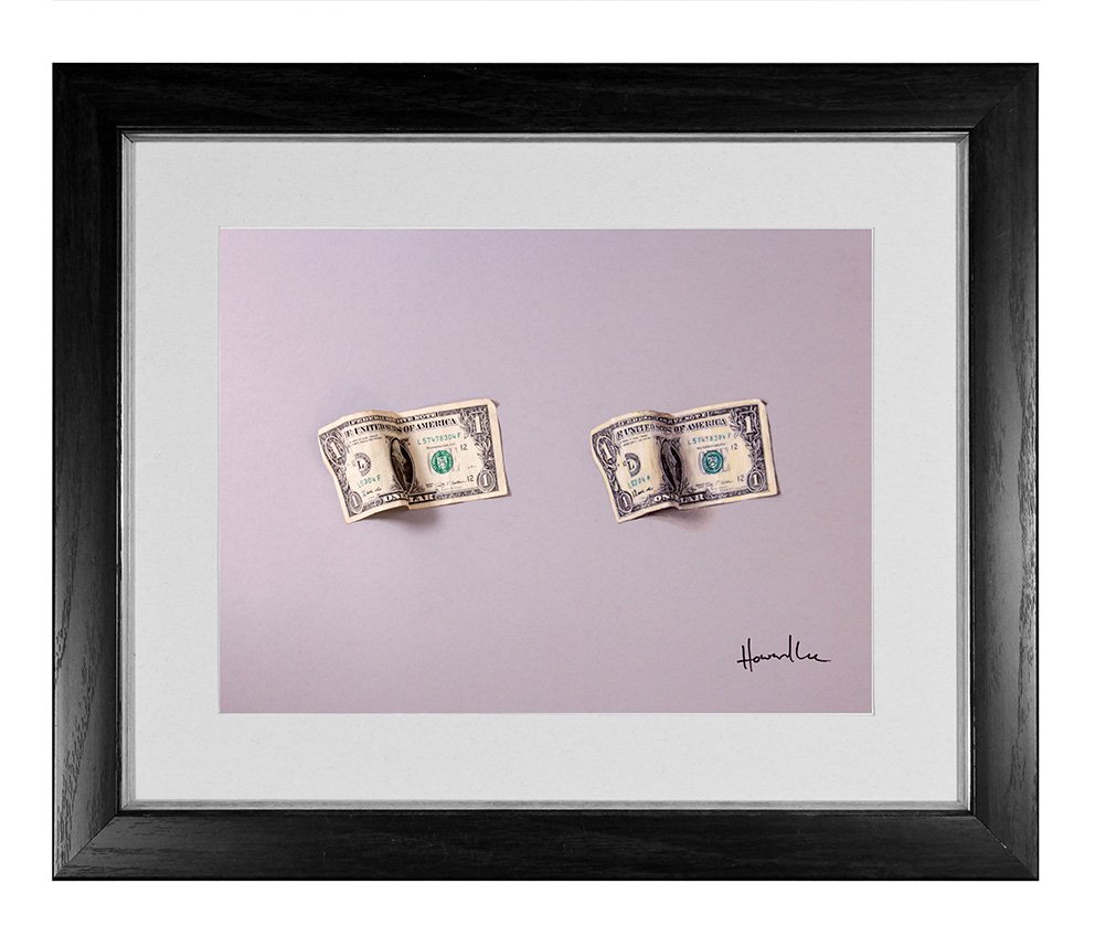 992x858 howard lee dollar bill drawing challenge signed print - Dollar Bill Drawing